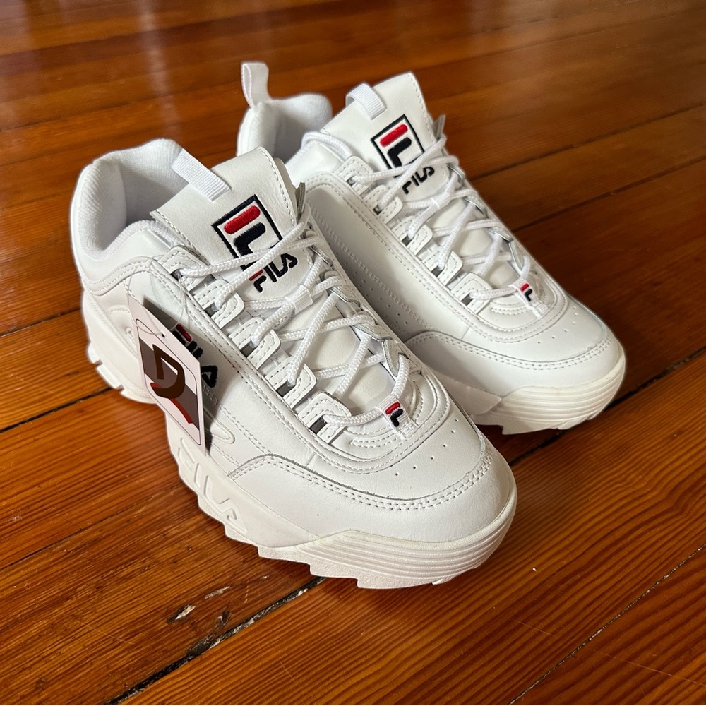 Fila, Disrupter II Premium - White USA Sz 8